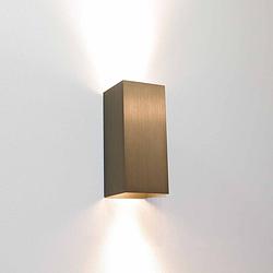 Foto van Artdelight wandlamp dante 2 lichts 15,5 x 6,5 cm licht brons