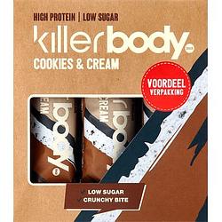 Foto van Killerbody 3pack protein bars cookies & cream 120g bij jumbo