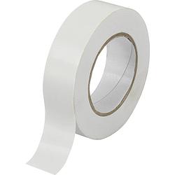 Foto van Tru components tc-9559260 isolatietape wit (l x b) 20 m x 19 mm 1 stuk(s)