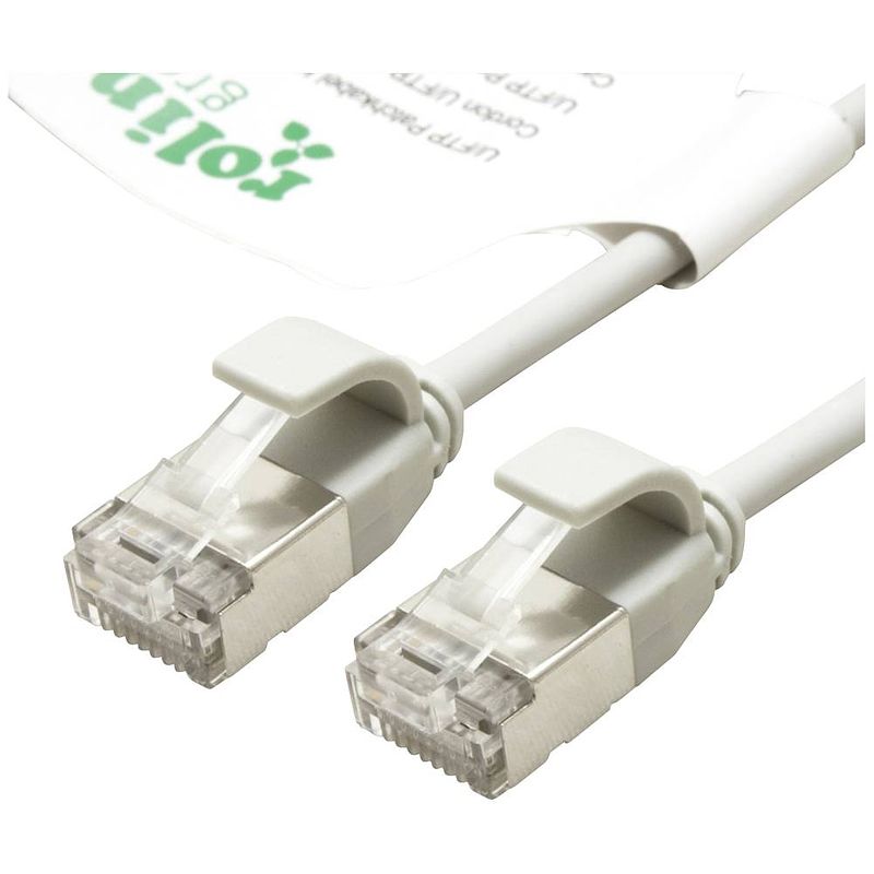 Foto van Roline green 21443302 rj45 netwerkkabel, patchkabel cat 6a u/ftp 0.50 m grijs 1 stuk(s)