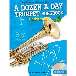 Foto van Willis music - a dozen a day trumpet songbook: christmas