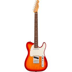 Foto van Fender player ii telecaster chambered ash rw aged cherry burst elektrische gitaar