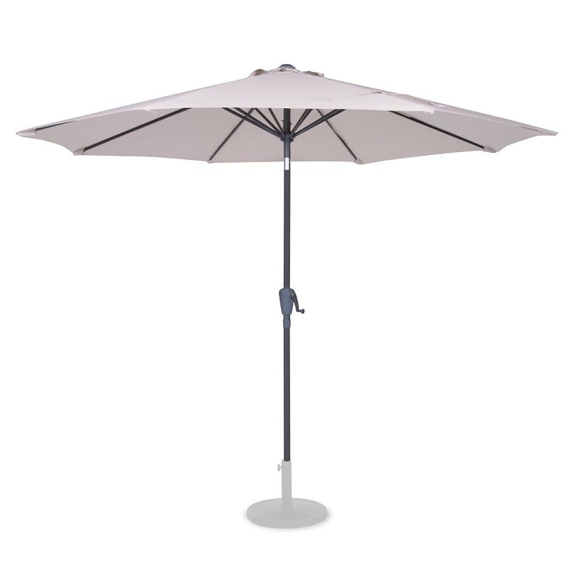 Foto van Vonroc parasol recanati ø300cm - kantelbaar - uv werend - beige - excl. voet - incl. beschermhoes