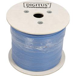 Foto van Digitus dk-1623-a-vh-5 netwerkkabel cat 6a u/ftp 4 x 2 x 0.25 mm² lichtblauw 500 m