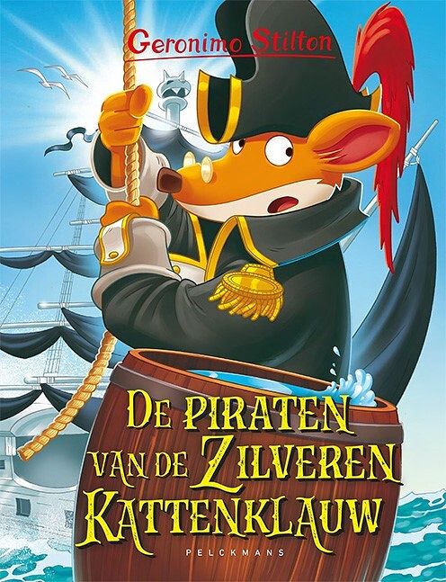 Foto van De piraten van de zilveren kattenklauw - geronimo stilton - hardcover (9789464290677)