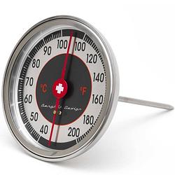Foto van Analoge vleesthermometer / keuken thermometer kunststof 14 cm - vleesthermometers