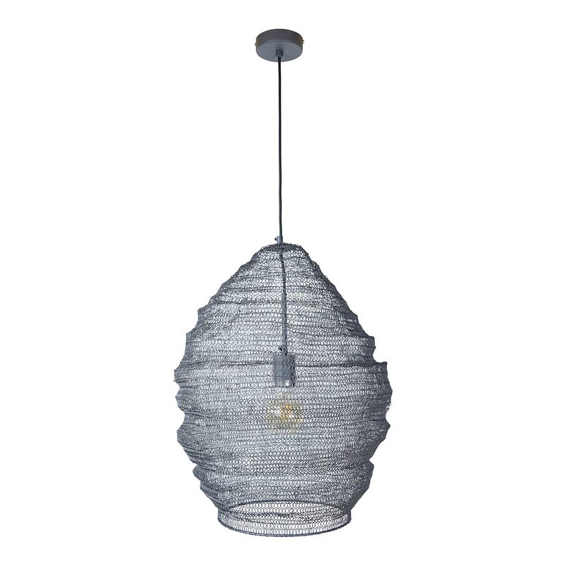 Foto van Urban interiors hanglamp gaas ø 47 cm zwart