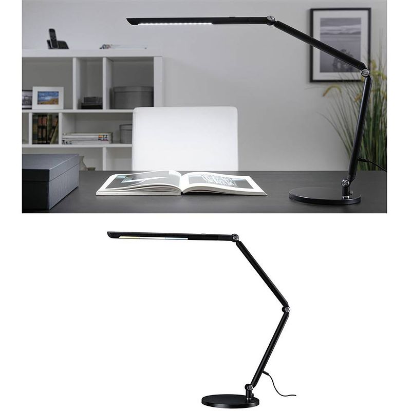 Foto van Paulmann flexbar 78912 led-bureaulamp led 10.6 w zwart