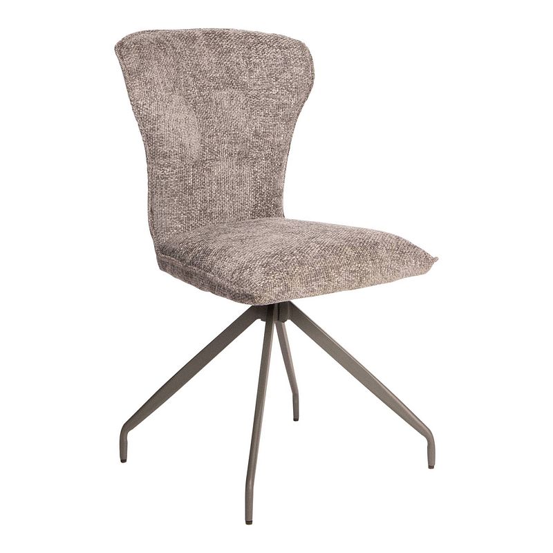 Foto van Ptmd vetus taupe dining chair legacy 3 mink grey legs