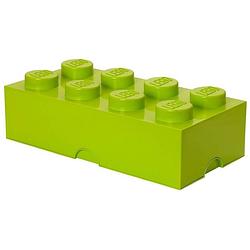 Foto van Lego brick 8 opbergbox - limegroen