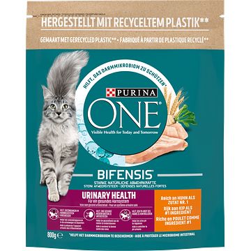 Foto van Purina® one urinary health rijk aan kip kattenvoer 800gr bij jumbo