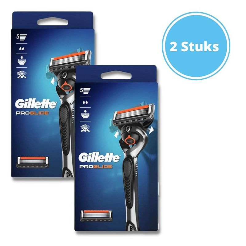 Foto van Gillette scheermes fusion5 proglide - 2 stuks