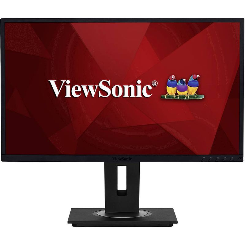 Foto van Viewsonic vg2748 lcd-monitor 68.6 cm (27 inch) energielabel d (a - g) 1920 x 1080 pixel full hd 5 ms vga, hdmi, displayport, usb 3.2 gen 1 (usb 3.0) ips lcd