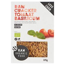 Foto van Raw organic food raw cracker tomaat basilicum 125g bij jumbo