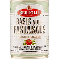 Foto van Bertolli basis voor pastasaus tradizionale met basilicum, oregano en italiaanse tomaten 400 g bij jumbo