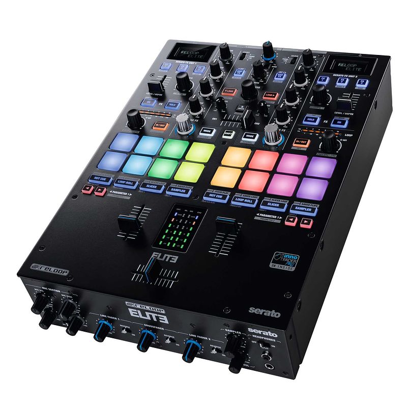 Foto van Reloop elite dvs dj mixer voor serato