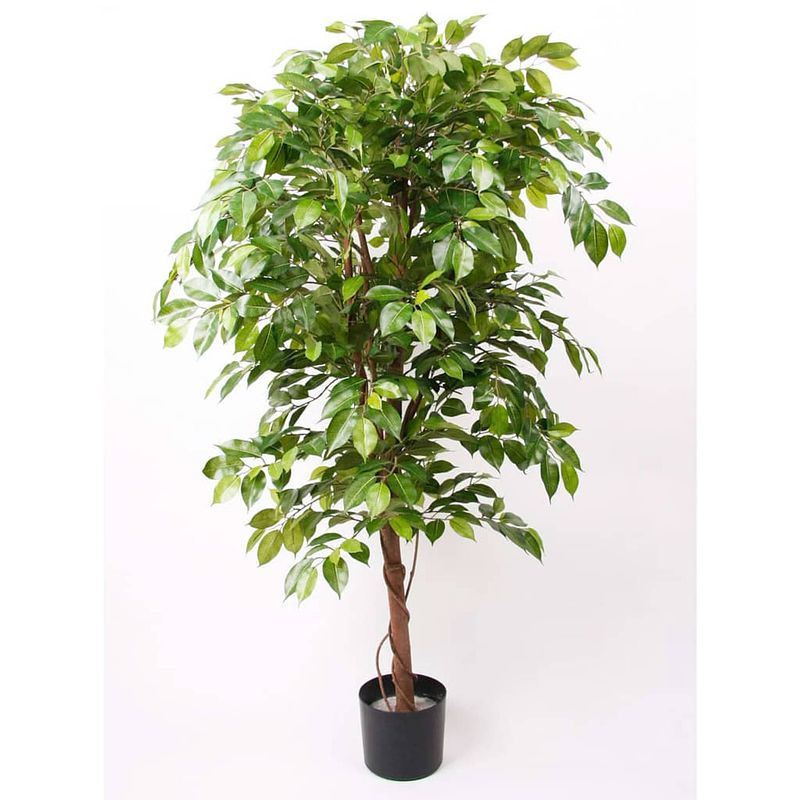 Foto van Emerald kunstplant in pot ficus deluxe 140 cm