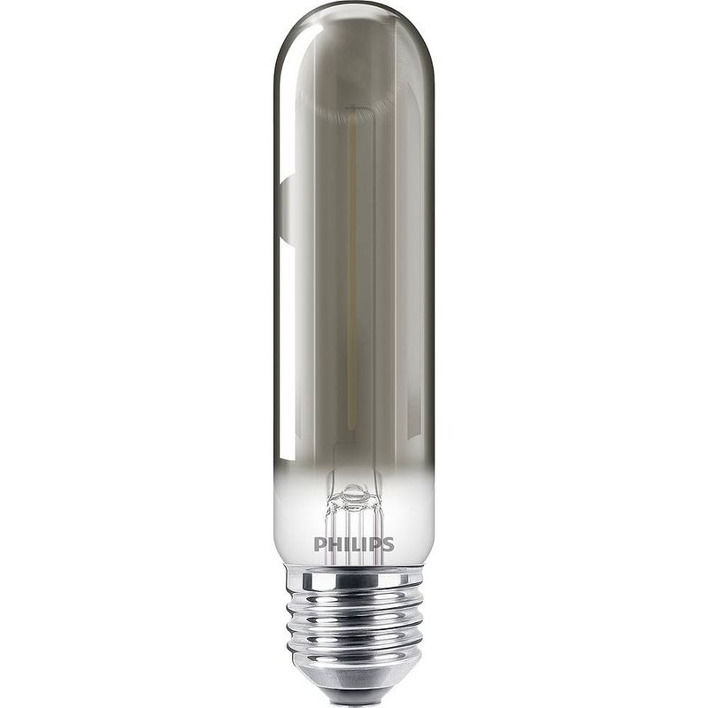 Foto van Philips led-lamp equivalent 11w e27 rokerig warm wit, niet dimbaar, glas