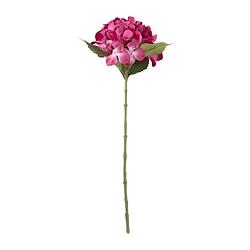 Foto van Kunstbloem hortensia - roze - 63 cm