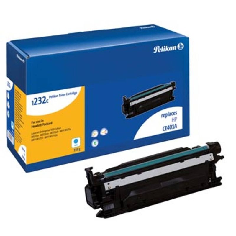 Foto van Pelikan toner cyaan, 6000 pagina'ss voor hp 507a - oem: ce401a