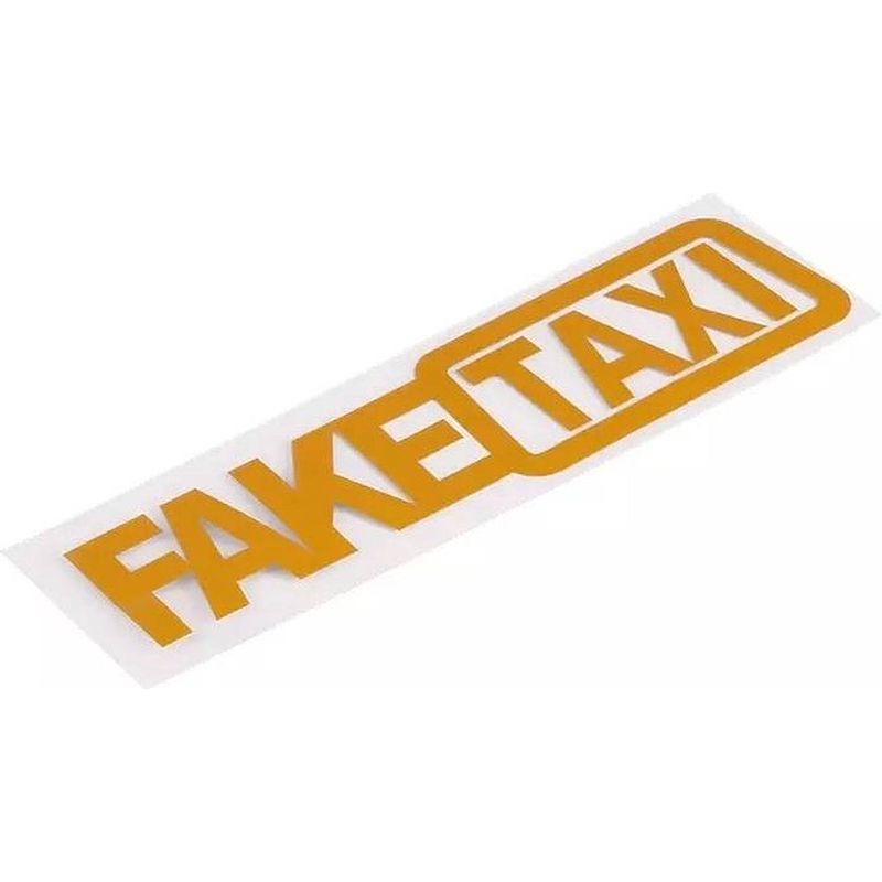 Foto van Autosticker nep taxi - fake - 2 stuks