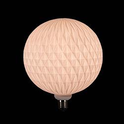 Foto van Led bulb ceramic pattern crystal 200x280 mm 5w-2200k / e27 f