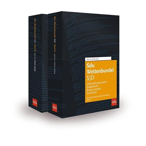 Foto van Sdu wettenbundel sociaal juridische dienstverlening 2022-2023 (set 2 delen) - e.m. kampstra - paperback (9789012408202)