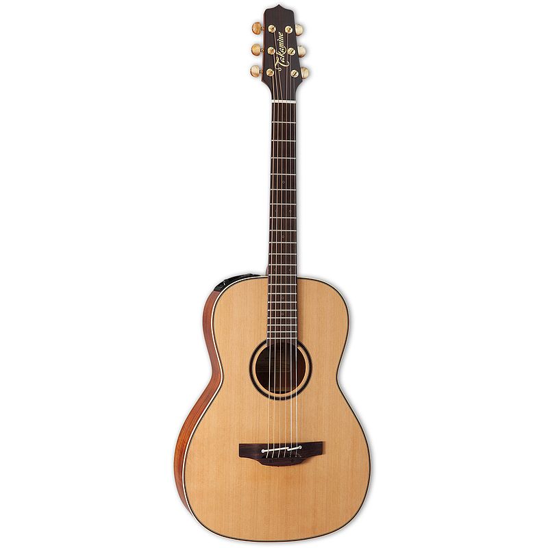 Foto van Takamine cp3 nyk new yorker natural satin met koffer