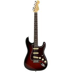 Foto van Fender american professional ii stratocaster 3-tone sunburst rw elektrische gitaar met koffer