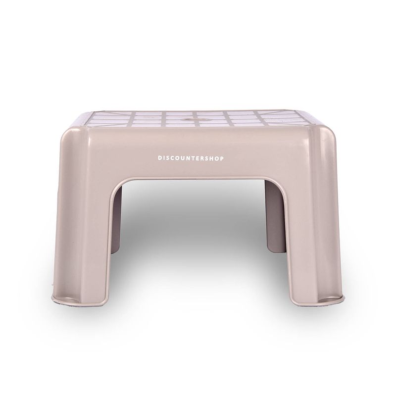 Foto van Kinderkrukje - opstapkrukje - kruk - kids stool - krukje - step stool - beige - tot max 50 kilo