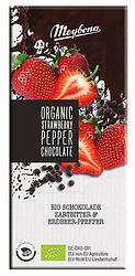 Foto van Meybona organic strawberry pepper chocolate