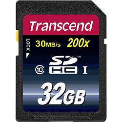 Foto van Transcend premium sdhc-kaart 32 gb class 10