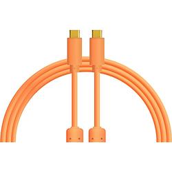 Foto van Dj techtools chroma cables usb-c naar usb-c 1 meter (oranje)