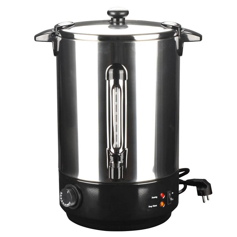 Foto van Vidaxl glühwein ketel 2500 w 15 l roestvrij staal