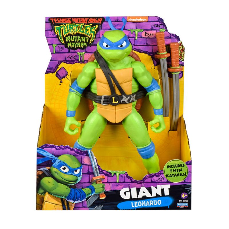 Foto van Teenage mutant ninja turtles mutant mayhem figuur leonardo - 30 cm