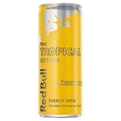 Foto van Red bull energy drink tropisch fruit 250ml bij jumbo