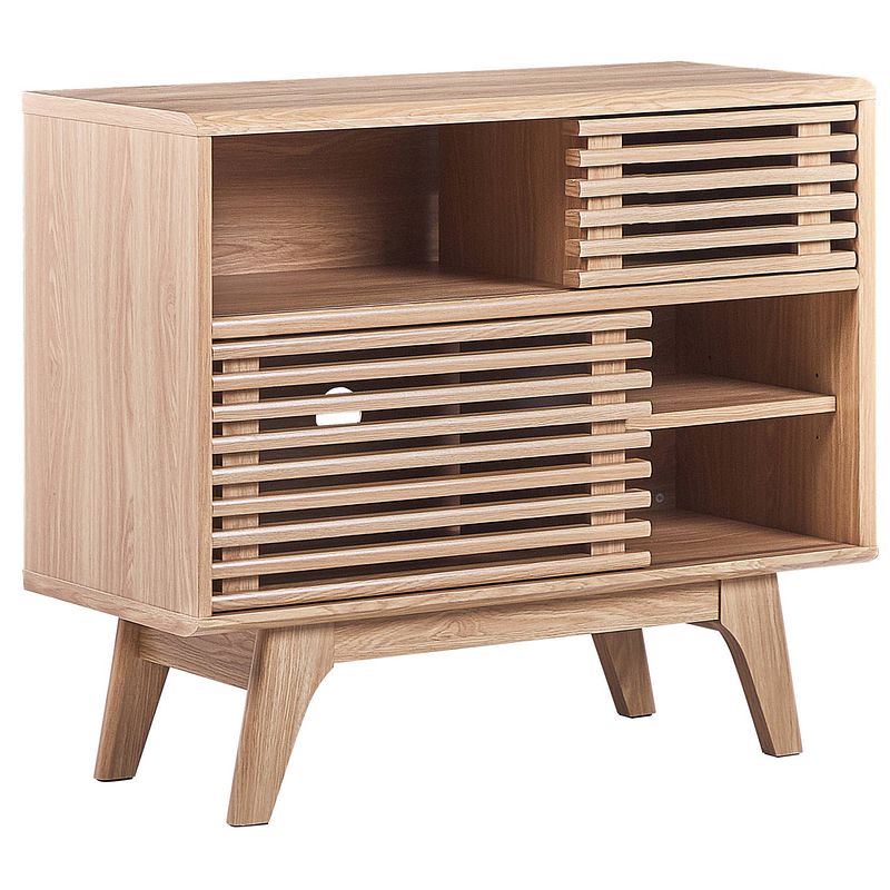 Foto van Beliani cleveland - sideboard-lichte houtkleur-mdf