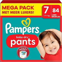 Foto van Pampers - baby dry pants - maat 7 - mega pack - 84 stuks - 17+ kg