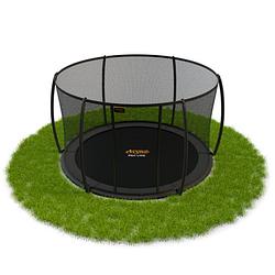 Foto van Avyna pro-line flatlevel trampoline met veiligheidsnet - ø 365 cm (12ft) - grijs