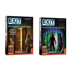 Foto van Spellenbundel - 2 stuks - exit - het mysterieuze museum & het verschrikkelijke spookhuis