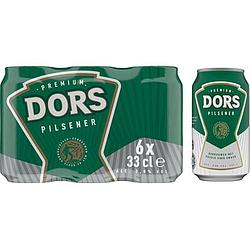 Foto van Dors pils blik 6 x 330ml bij jumbo