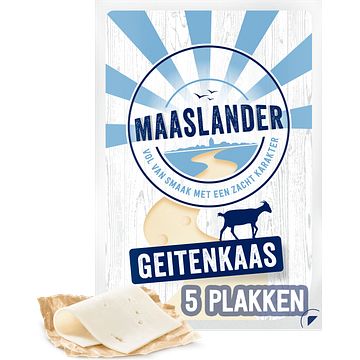 Foto van Maaslander 50+ geitenkaas plakken 140g bij jumbo