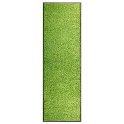 Foto van Vidaxl deurmat wasbaar 60x180 cm groen