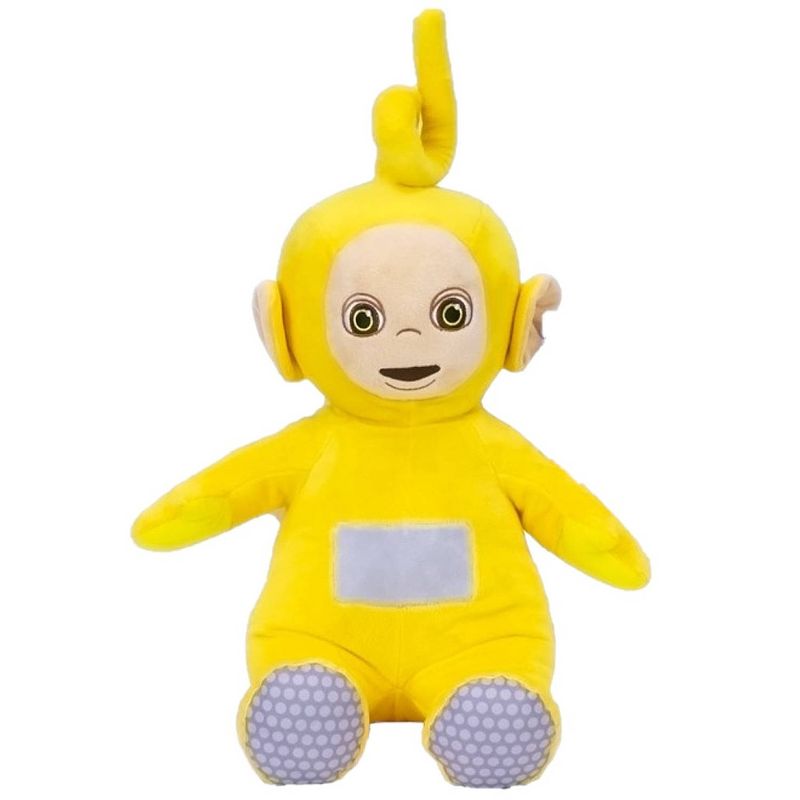 Foto van Pluche teletubbies speelgoed knuffel laa laa geel 50 cm - knuffelpop