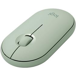 Foto van Logitech draadloze muis pebble m350 (groen)