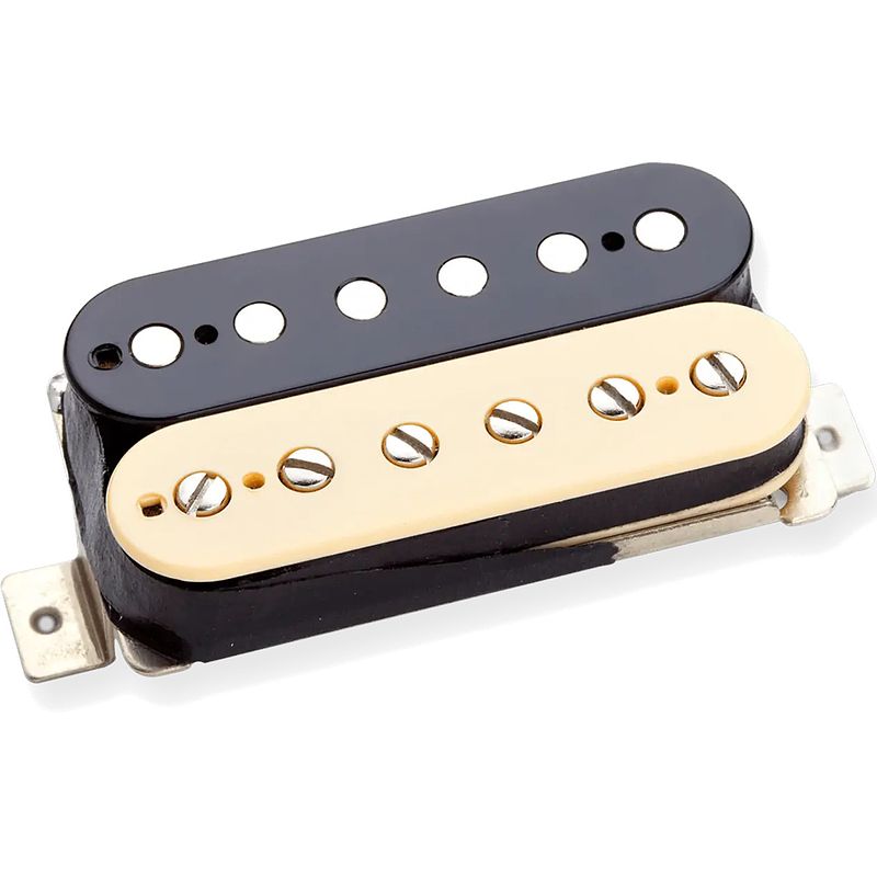 Foto van Seymour duncan sh-1b 59 humbucker bridge 2 conductor zebra gitaarelement