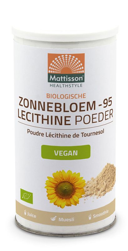 Foto van Mattisson healthstyle zonnebloem lecithine poeder