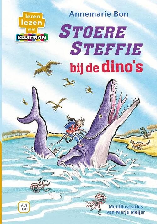 Foto van Stoere steffie bij de dino's - annemarie bon - hardcover (9789020677737)