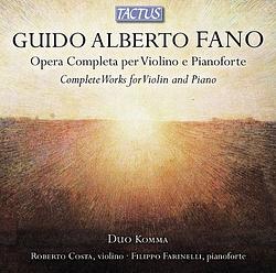 Foto van Fano: opera completa per violino - cd (8007194105513)