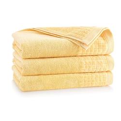 Foto van Pure4u paulo antibacterieel hotel handdoek - geel - 4 stuks - 50x100